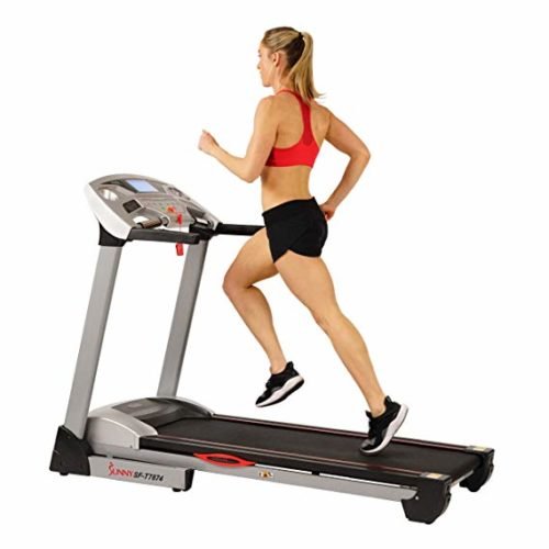 girl running on treadmill